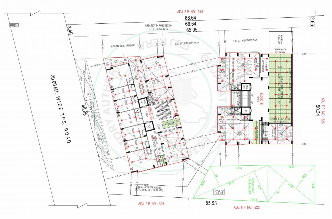  dreams Tower A Cluster Plan for ground Floor