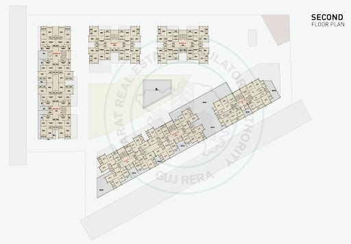  swastik clairmont A,B,C,D,E,F,G  Cluster Plan for 2nd Floor