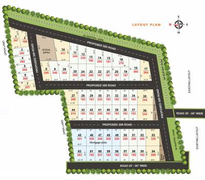  elegant-square Layout Plan