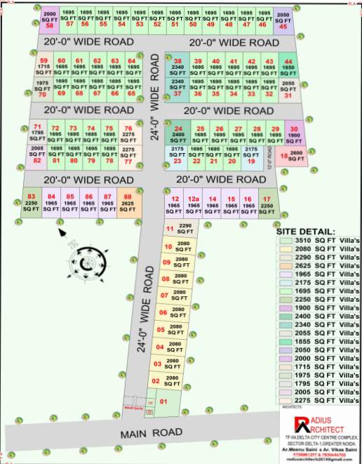  arsh green villa 2 Master Plan