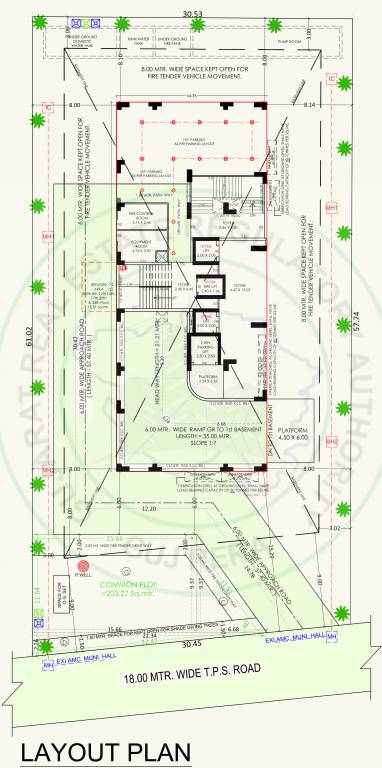  the fourfront residency Layout Plan