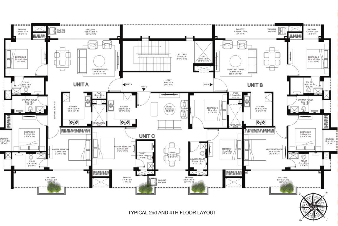  sorai saapori Sorai Saapori Cluster Plan from 2nd to 3rd Floor