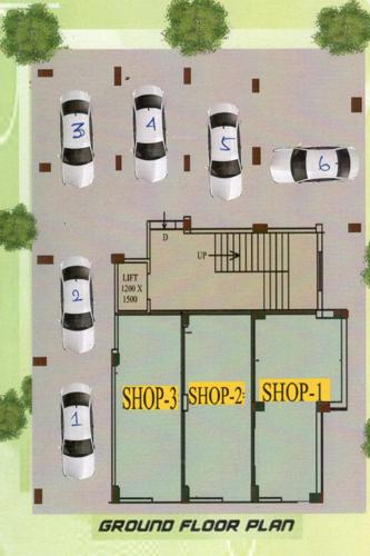  chandrakanan-apartment Chandrakanan Apartment Cluster Plan for ground Floor