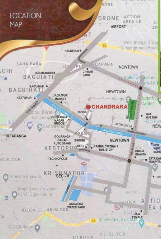  chandrakanan apartment Location Plan