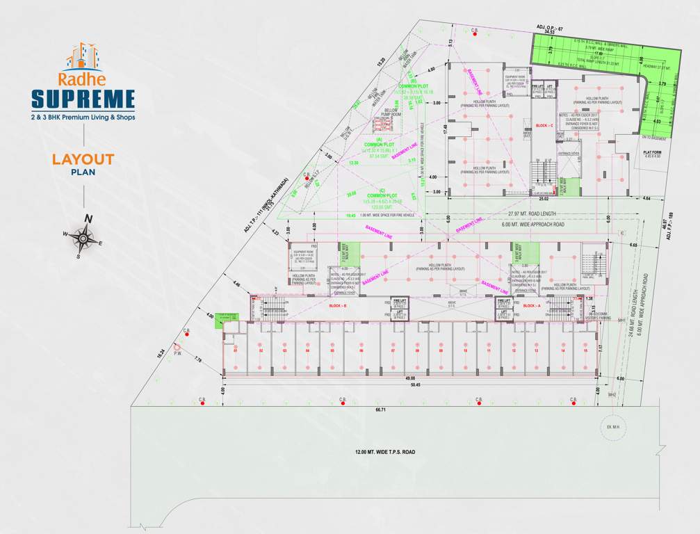  radhe supreme Layout Plan