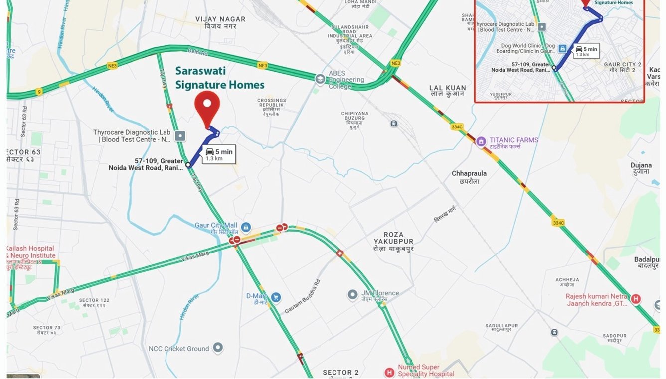  signature homes Location Plan