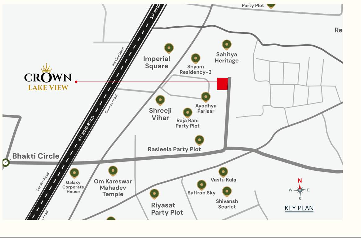  crown lake view Location Plan