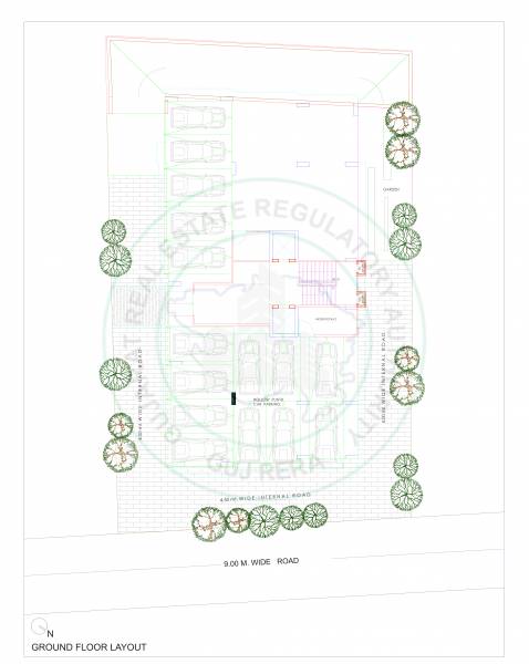  sarvam Block A Cluster Plan for ground Floor