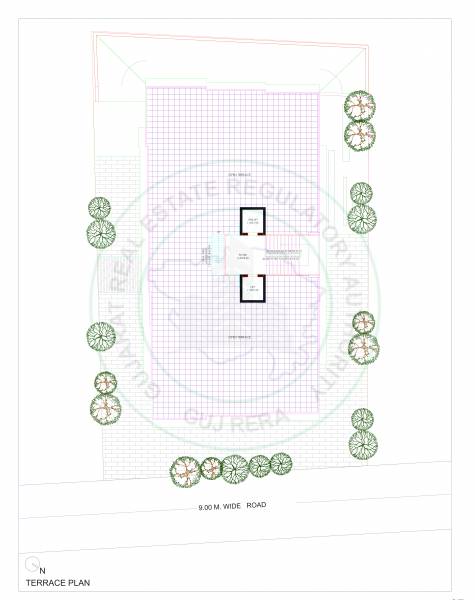  sarvam Block A Cluster Plan for Terrace Floor