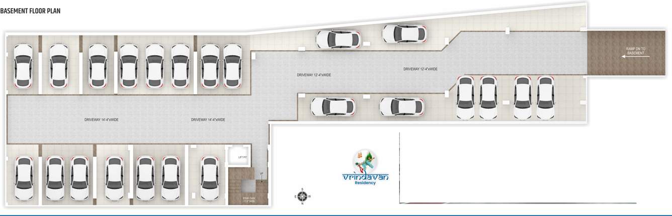  vrindavan residency Vrindavan Residency Cluster Plan for ground Floor