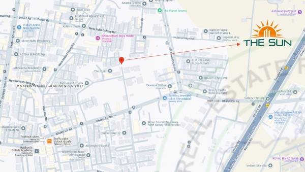  the-sun Location Plan