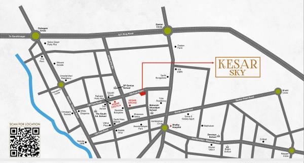  kesar-sky Location Plan