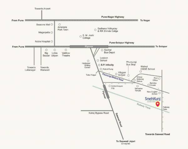  snehkunj Location Plan