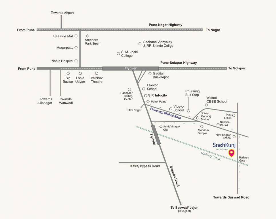  snehkunj Location Plan