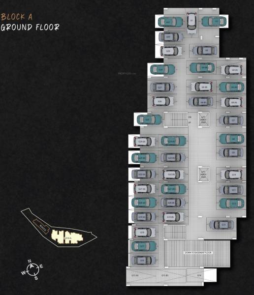  the-rudransh Block A Cluster Plan for ground Floor