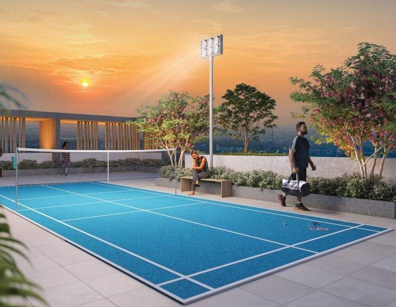the rudransh Badminton Court