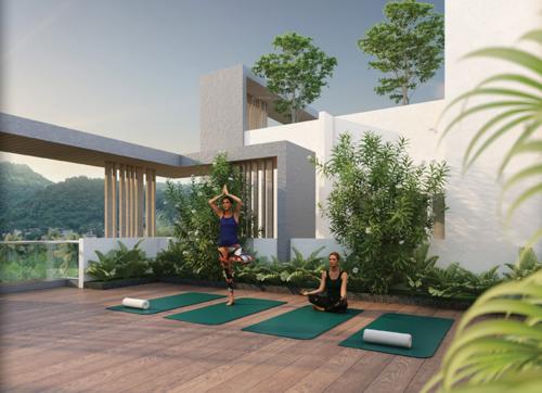  the-rudransh Yoga/ Meditation Area