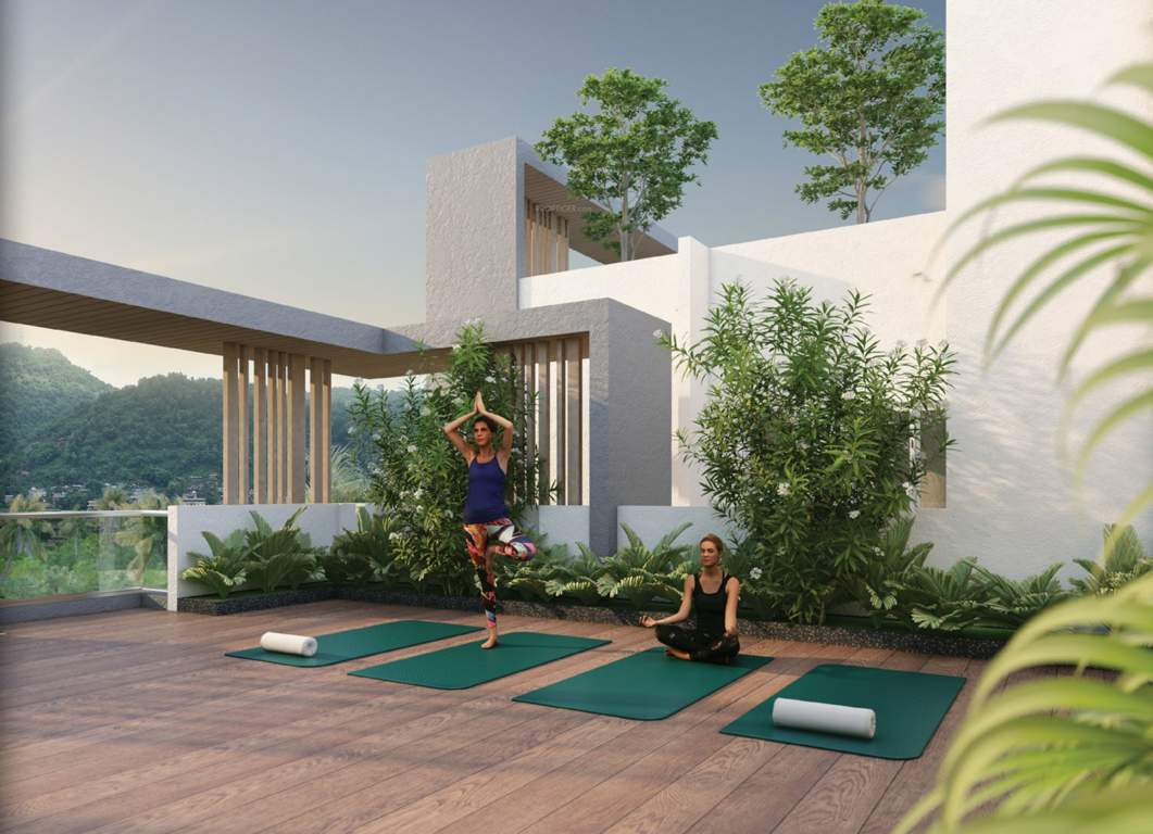 the rudransh Yoga/ Meditation Area