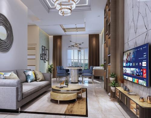  the-rudransh Living Area