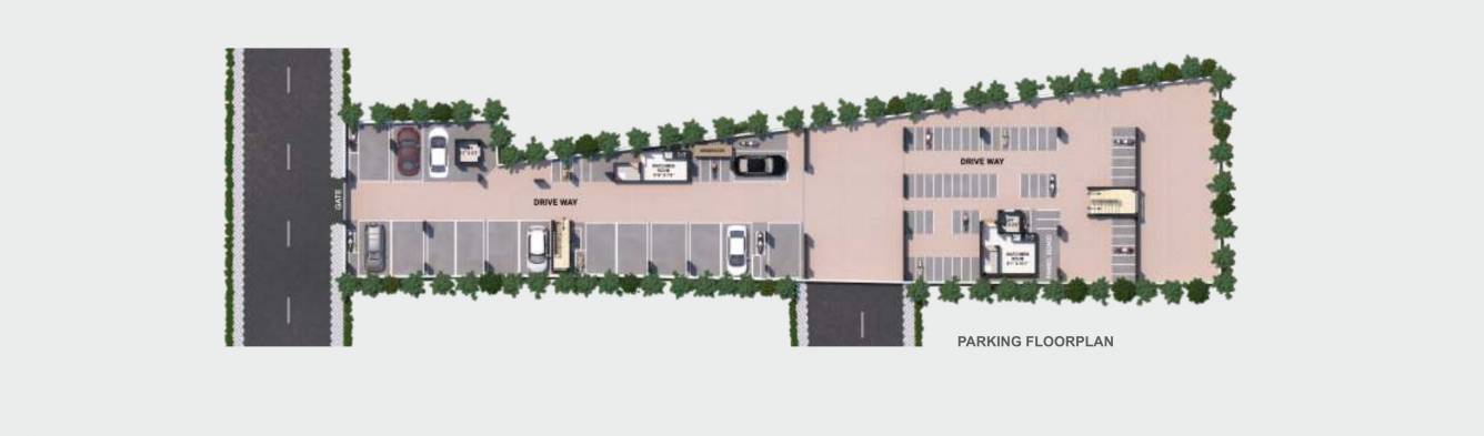  sapthagiri horizon apartment A Cluster Plan Parking 