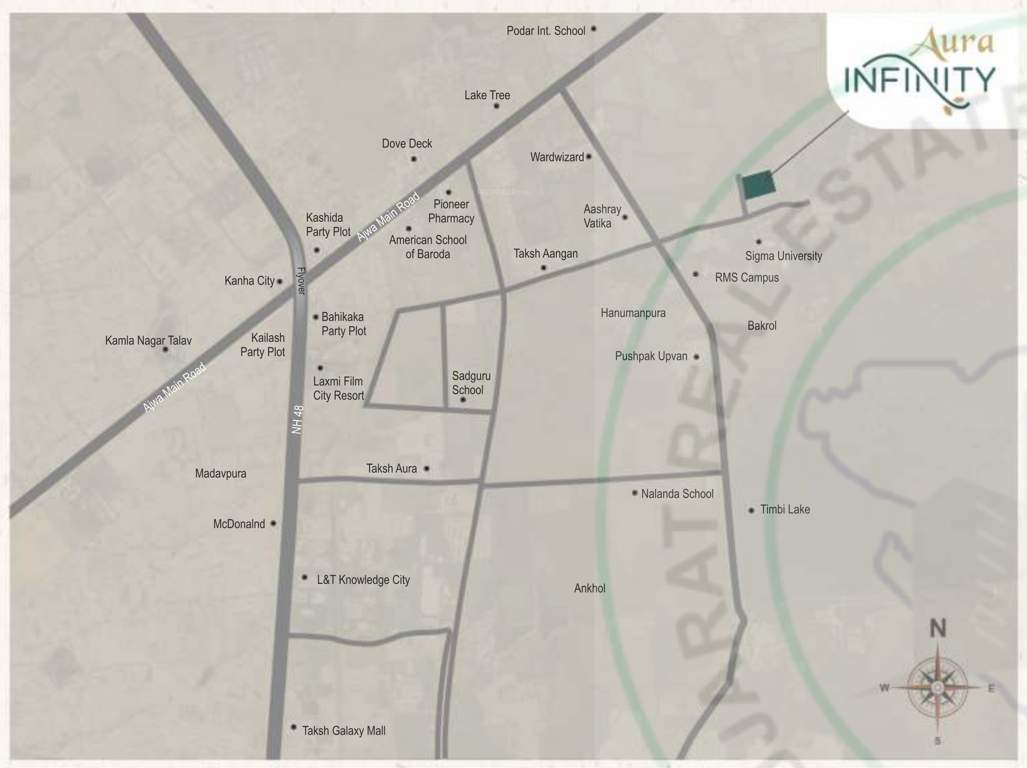  infinity Location Plan