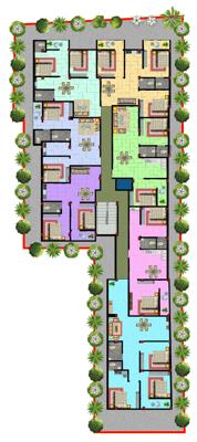  residona Residona Cluster Plan from 1st to 2nd Floor