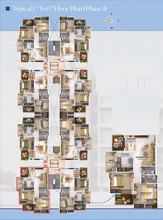 enclave Wing A Cluster Plan