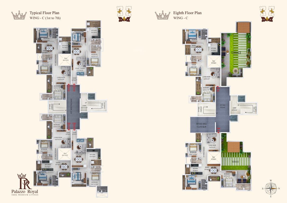 palazzo royal Palazzo Royal Cluster Plan
