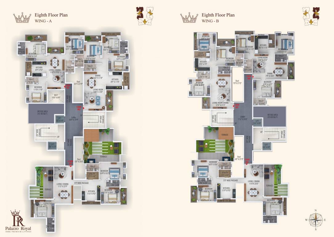 palazzo royal Palazzo Royal Cluster Plan