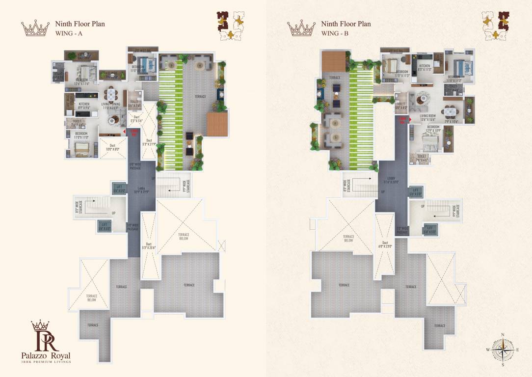 palazzo royal Palazzo Royal Cluster Plan