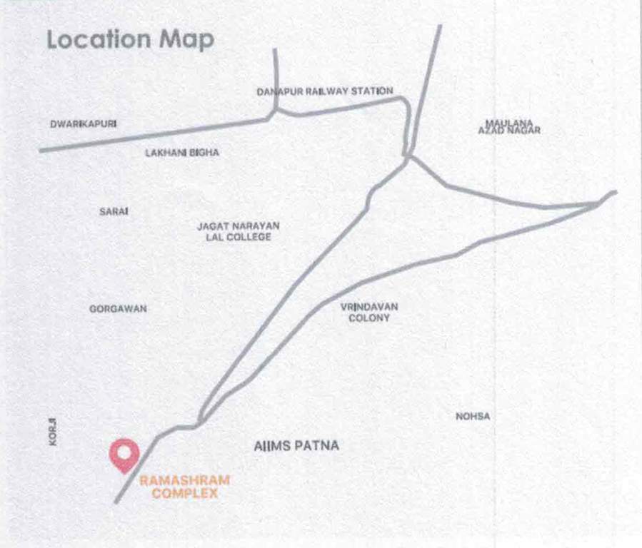  ramashram complex Location Plan