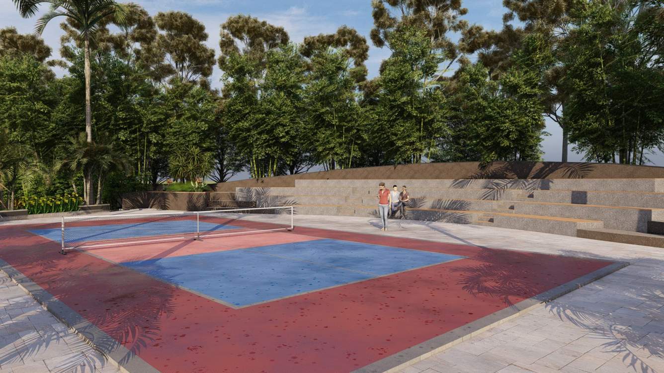 premium plotting project of ralamandal Badminton Court