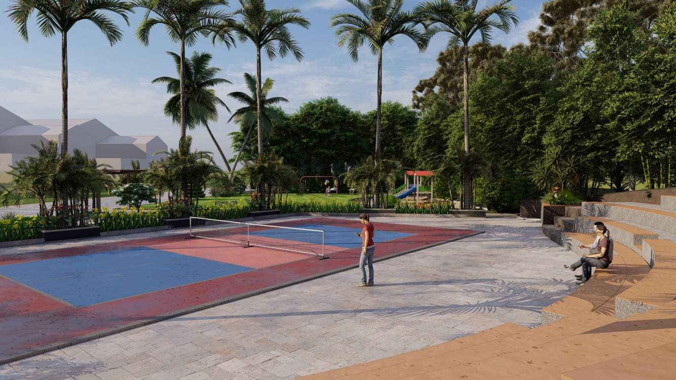premium plotting project of ralamandal Badminton Court