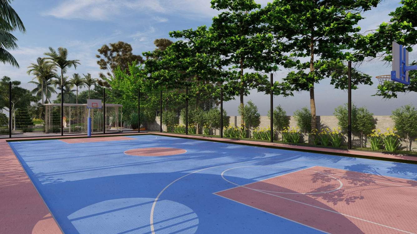 premium plotting project of ralamandal Basketball Court