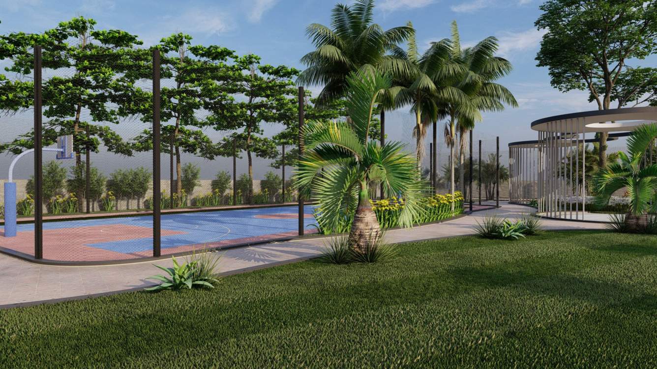 premium plotting project of ralamandal Basketball Court