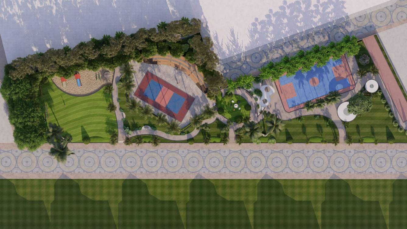 premium plotting project of ralamandal Landscape Garden and Tree Planting