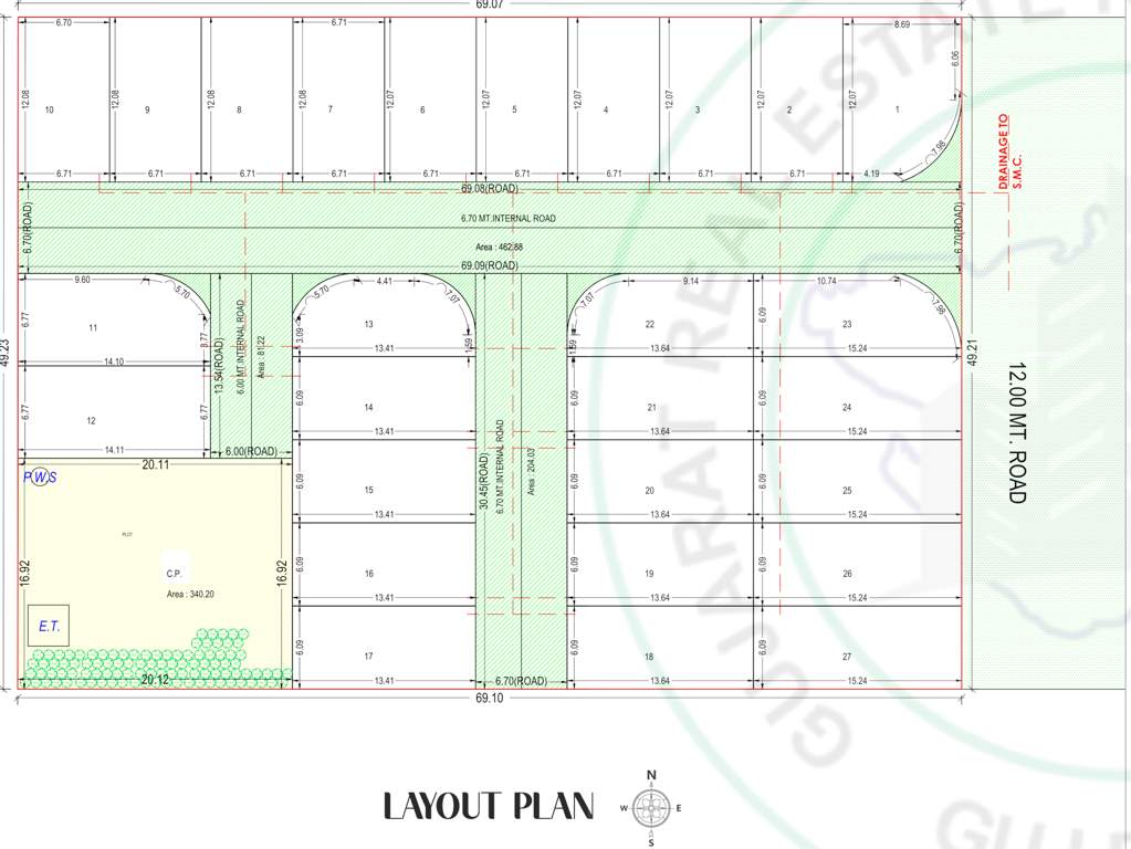 ananta prayas bunglows Layout Plan