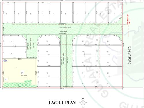 Layout Plan ananta-prayas-bunglows Layout Plan