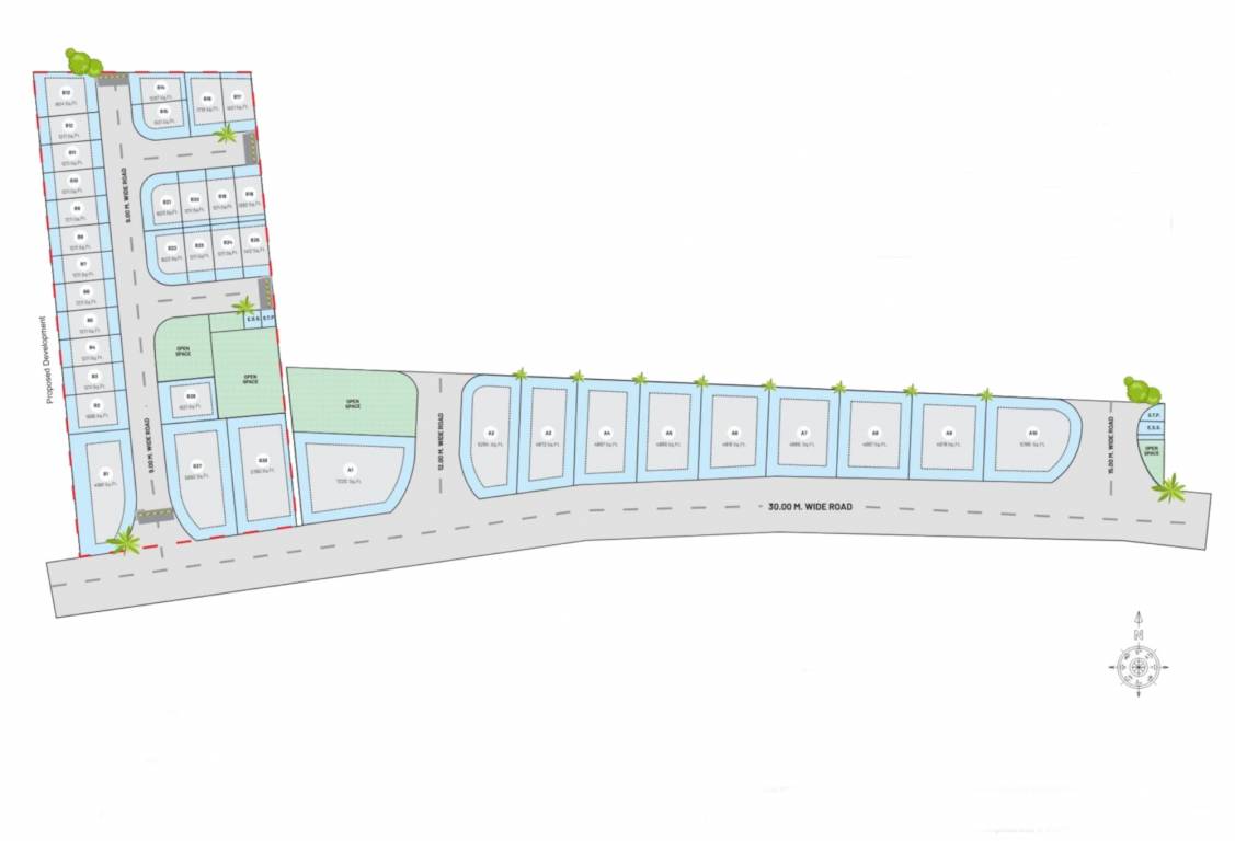  suraburdi backyard Layout Plan
