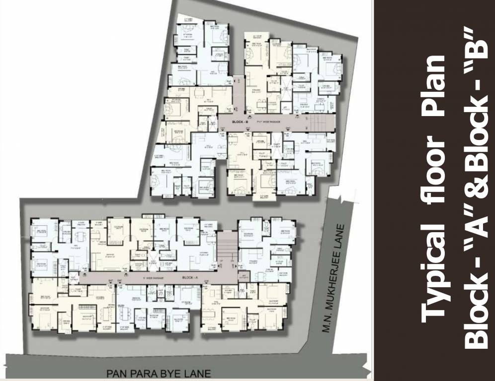  shivam exotica Block A & B Cluster Plan