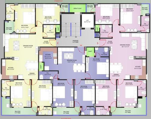 Investwell SR Tower Cluster Plan from 1st to 6th Floor sr-tower Investwell SR Tower Cluster Plan from 1st to 6th Floor