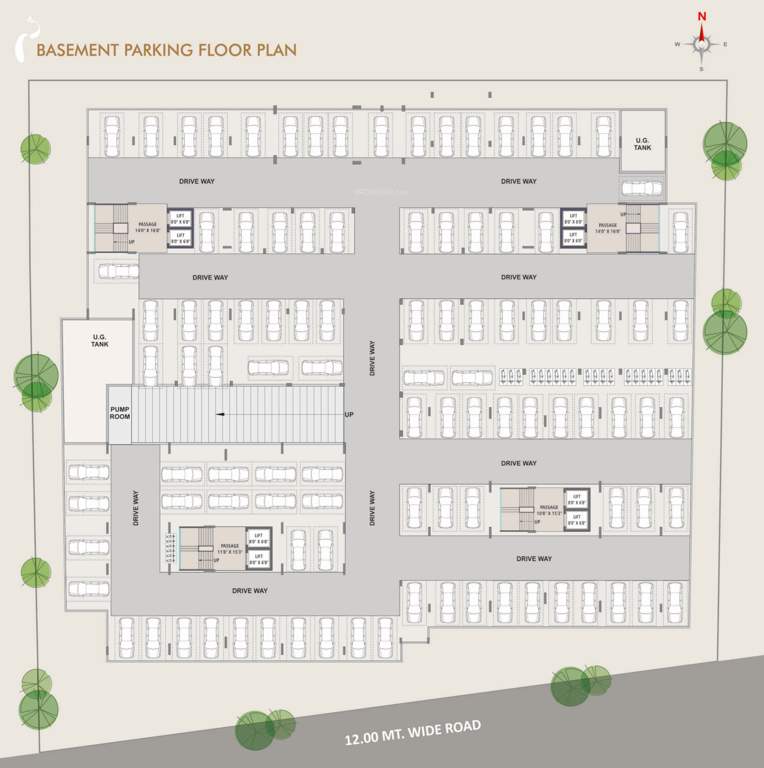  shyama serene Shyama Serene Tower A Cluster Plan for ground Floor