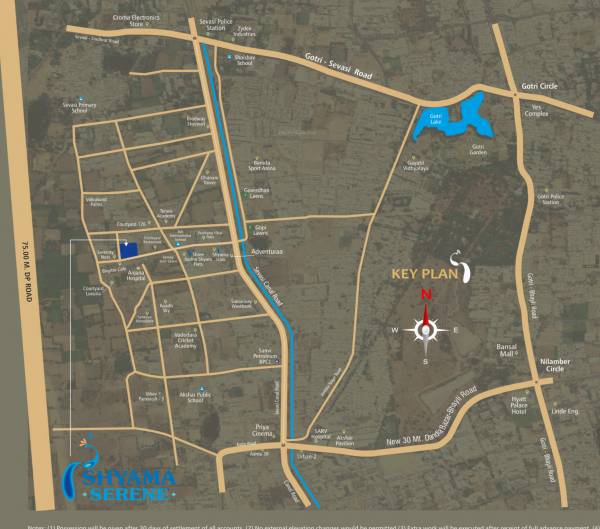  shyama-serene Location Plan