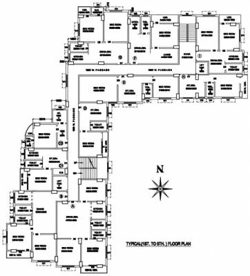  ramkrishna-tower Ramkrishna Tower Cluster Plan from 1st to 5th Floor