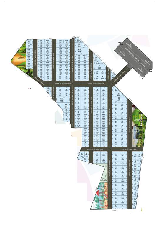  brundavanam xii Location Plan