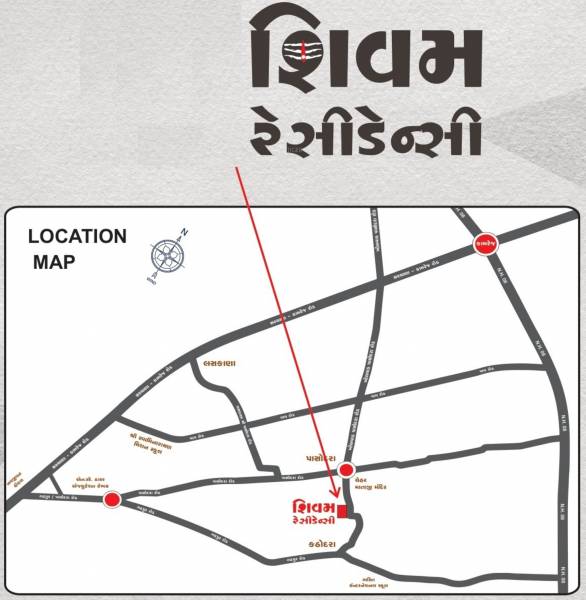  shivam-residency Location Plan