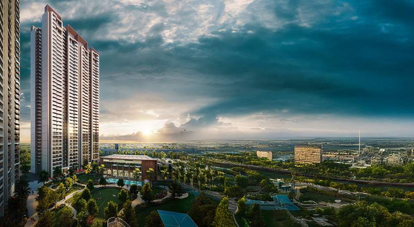  oakwood at the prestige city Elevation