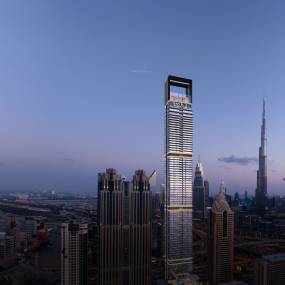 Elevation trump-international-hotel-and-tower-dubai Elevation