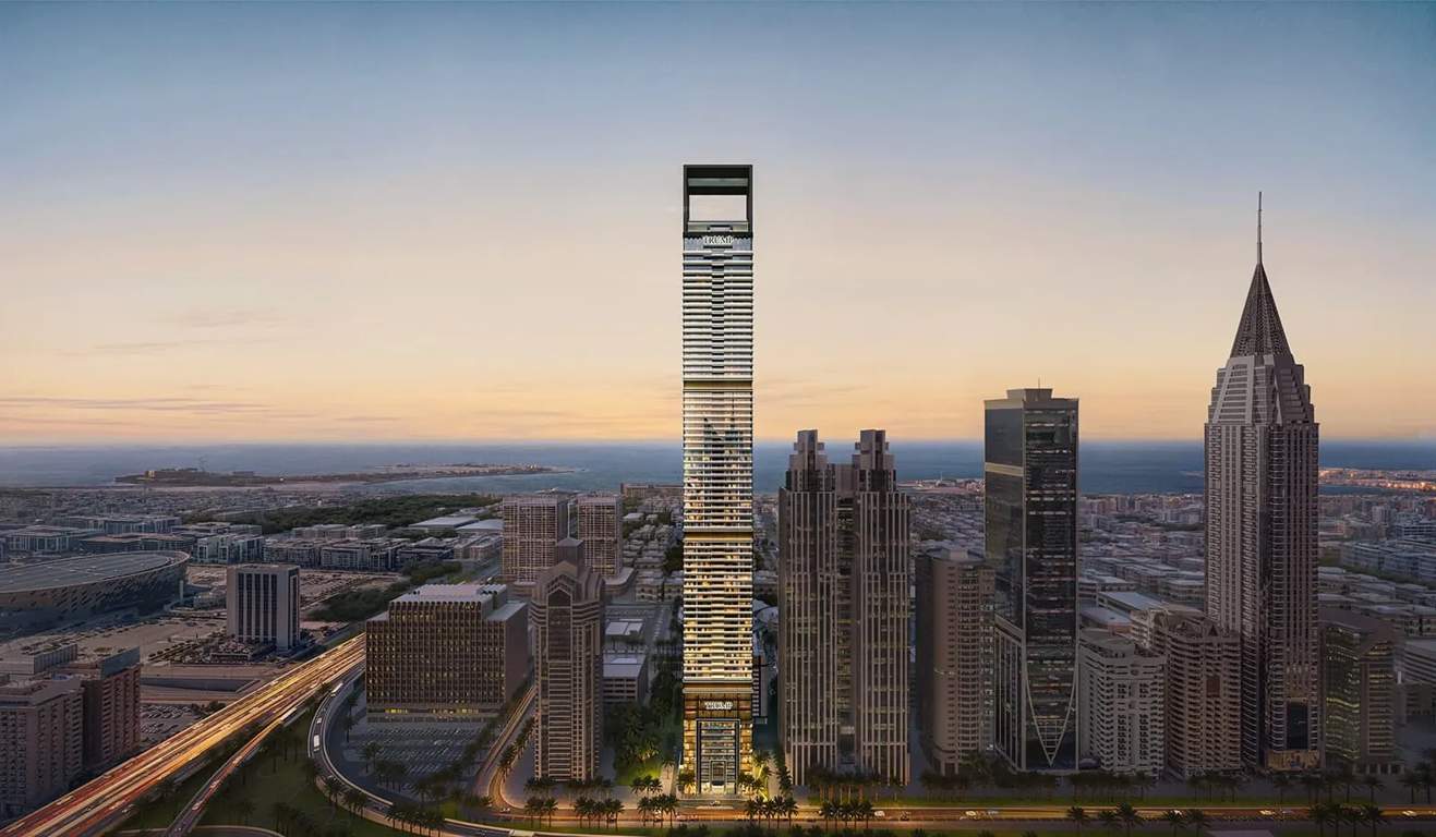  trump international hotel and tower dubai Elevation