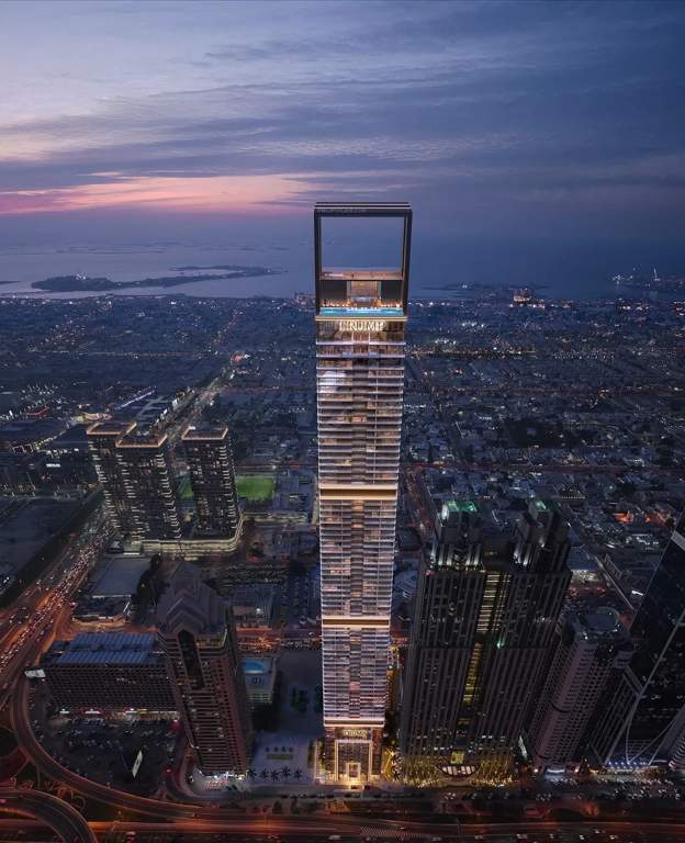  trump international hotel and tower dubai Elevation